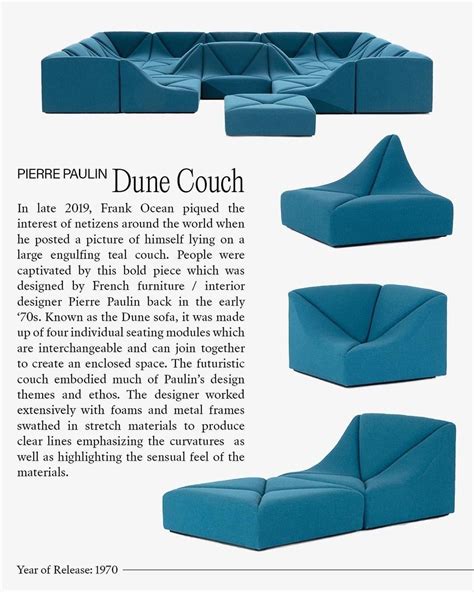 pierre paulin dune couch design.